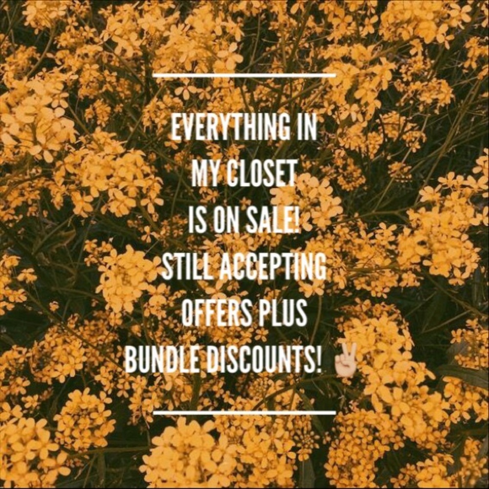 Discounts on anything you like from my closet! 🥰
